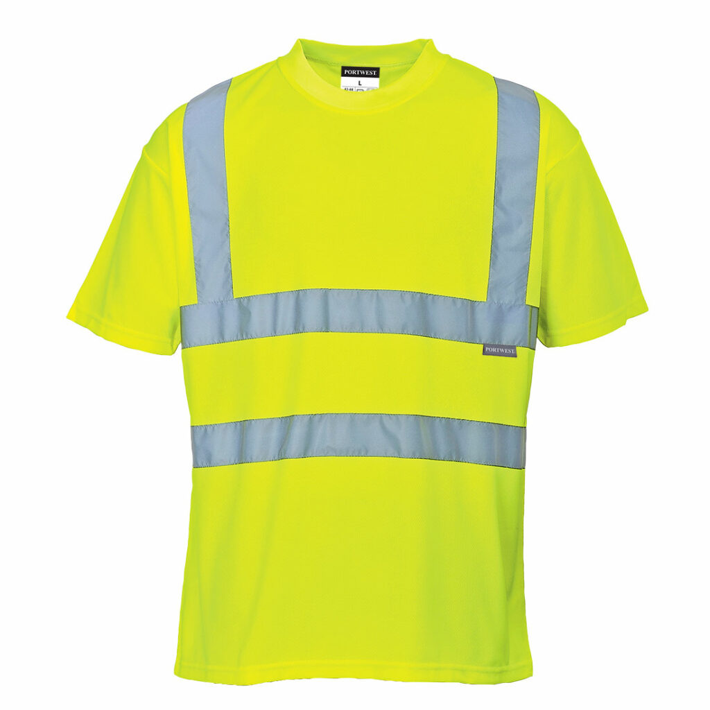 T-shirt ostrzegawczy żółty S478 PORTWEST
